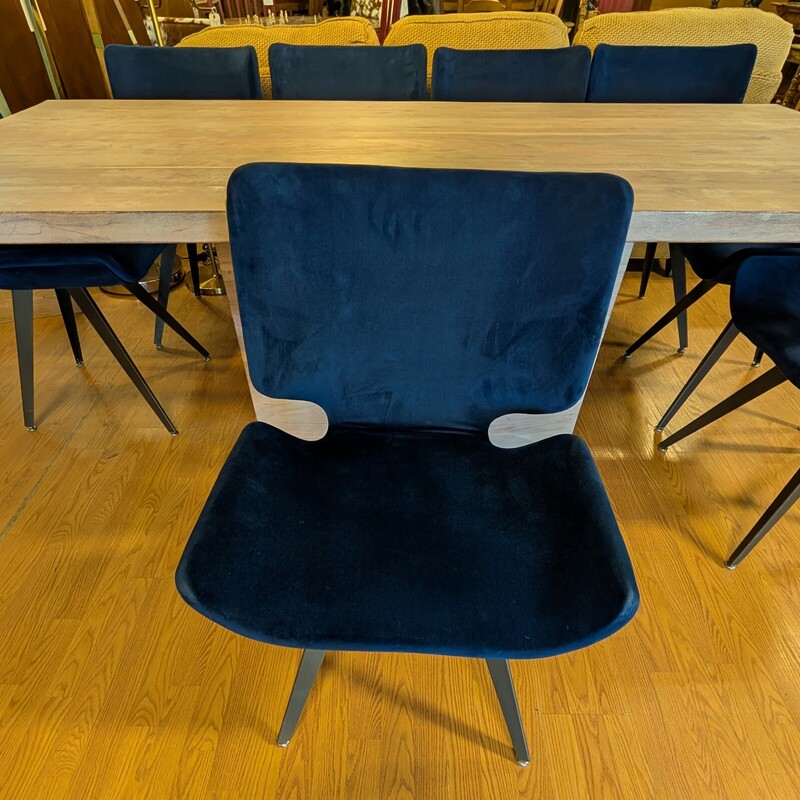 Astra Nuevo Velvet Dining Chairs, Peacock Blue
Set Of 8
20 x 20 x 33h