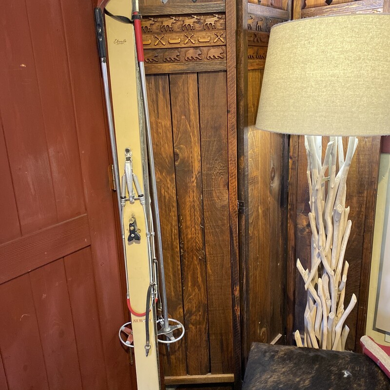 Lund Ebonite Skis - C1950