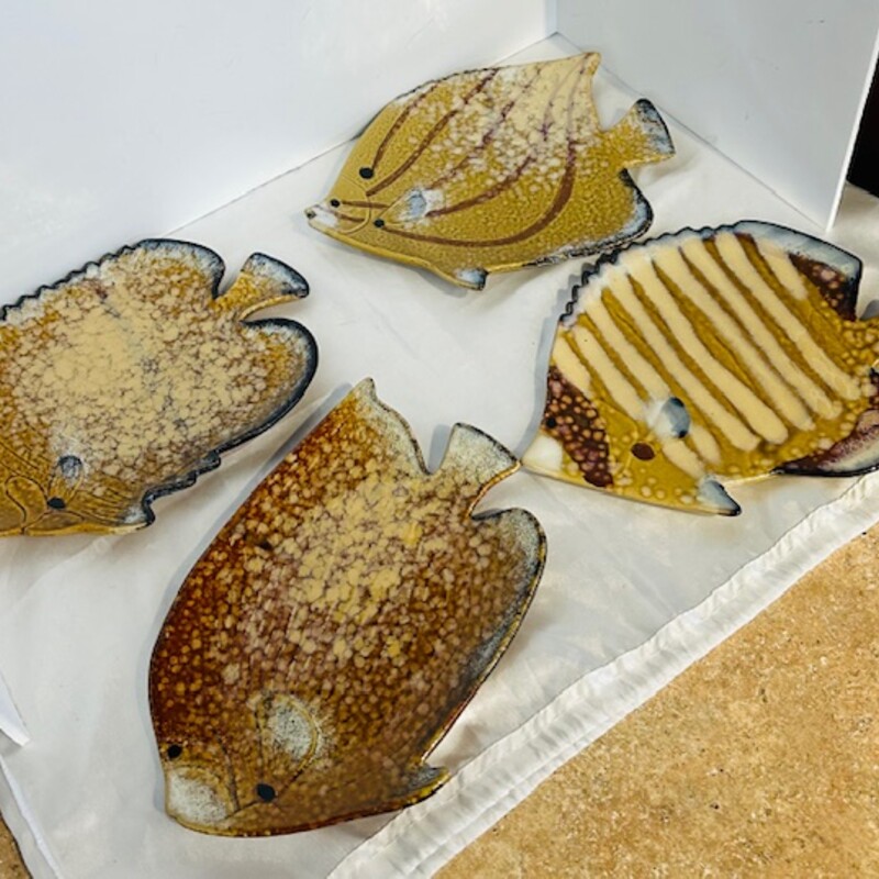 Set4 Fish Shape Plates