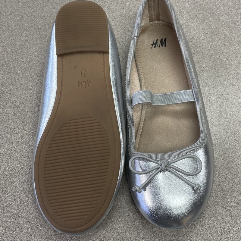 H&M Shoes, Silver, Size: 12Y