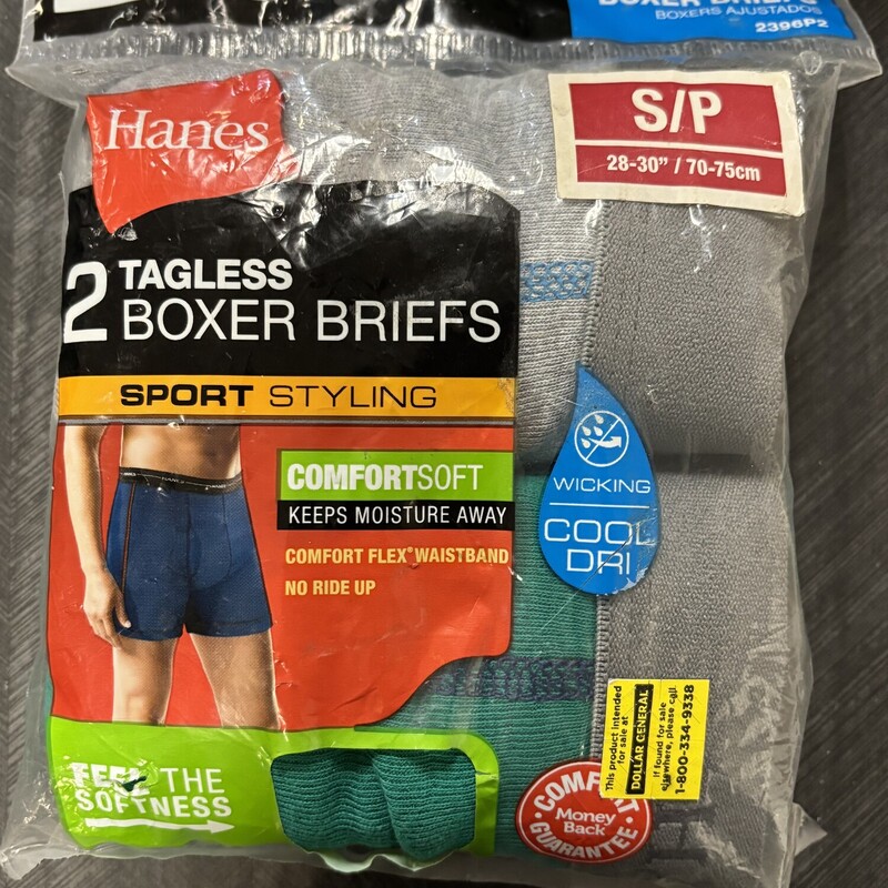 NWT Boxer Briefs, Size: S 28-30
