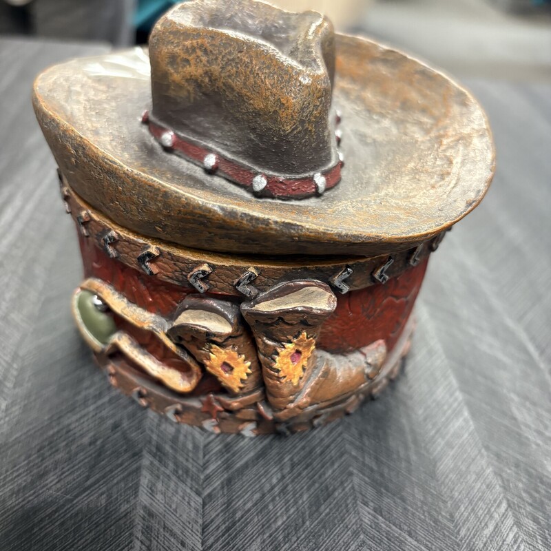 Cowboy Trinkit Bowl, Size: 4.5 In Dia