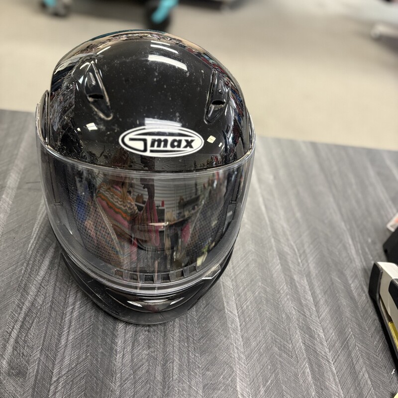 Black Max Sheild Helmet