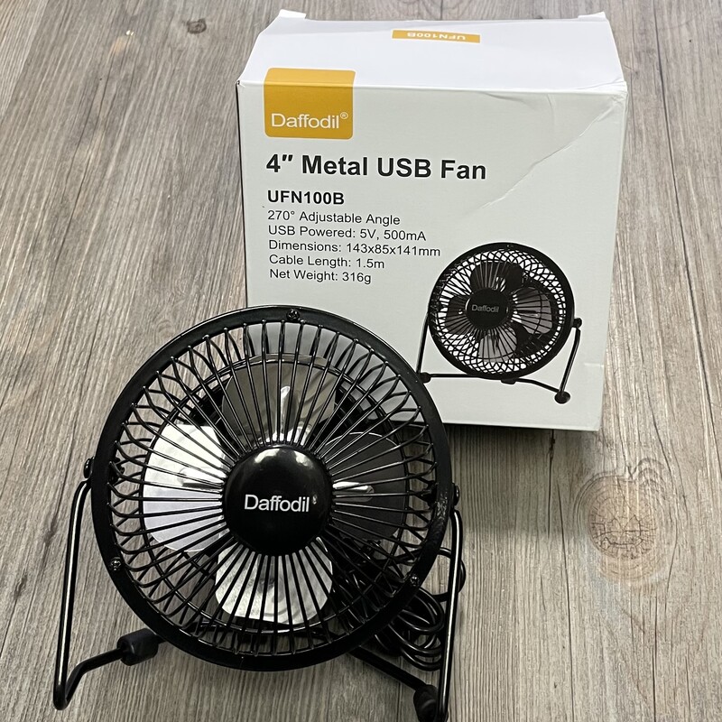 Daffodil Metal USB Fan