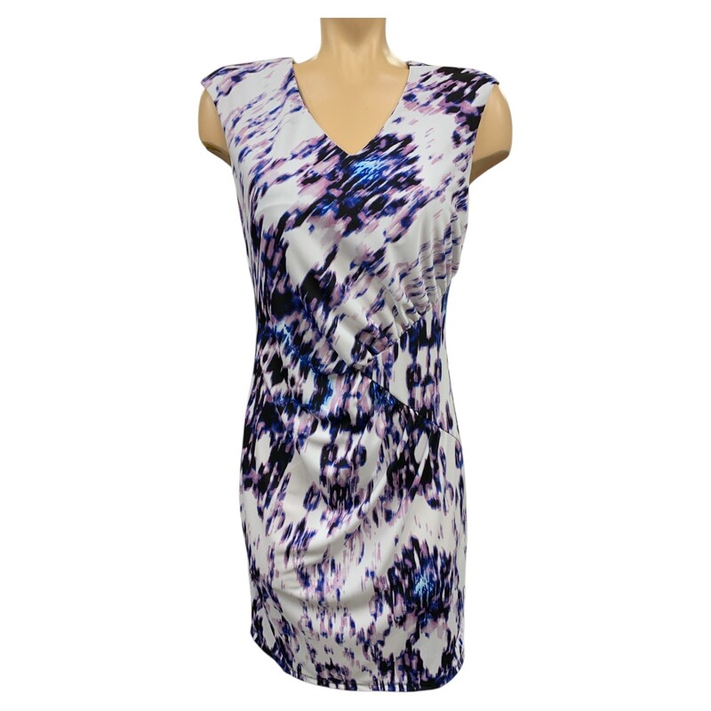Calvin Klein Dress, Prple/wh, Size: S