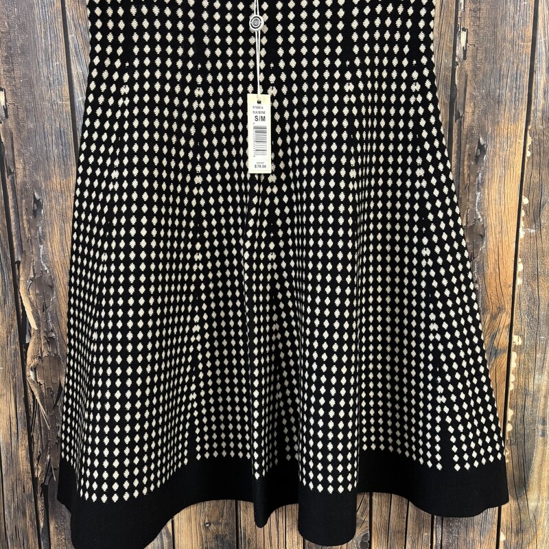 NWT Cream Dot Skirt, Size: S/m