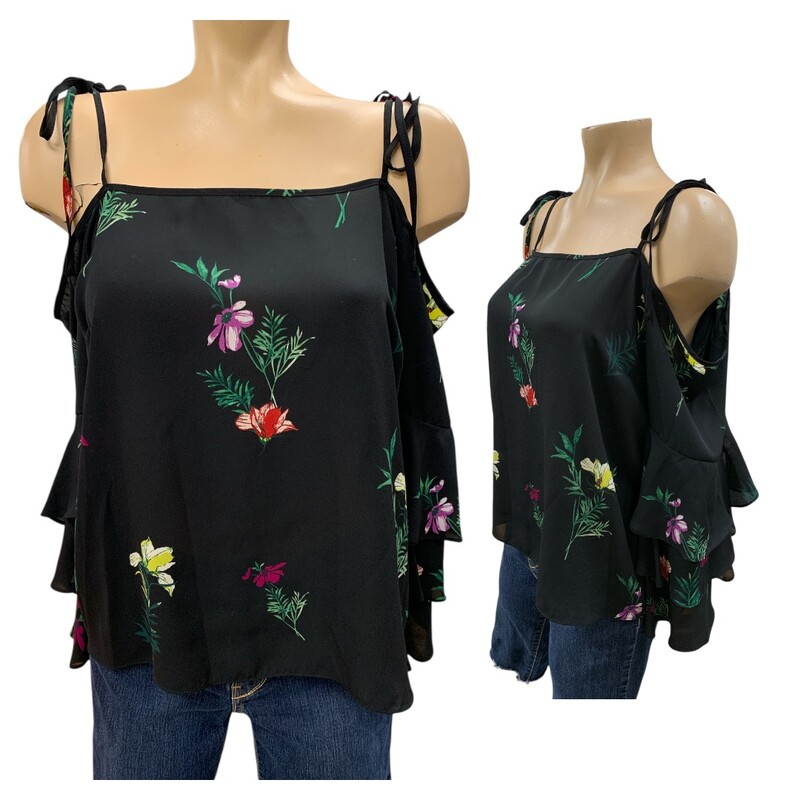Vince Camuto Top, Blk/mul, Size: L