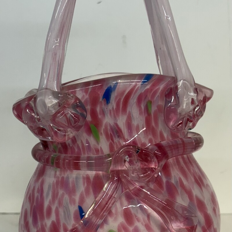 Glass Hand Blown Purse