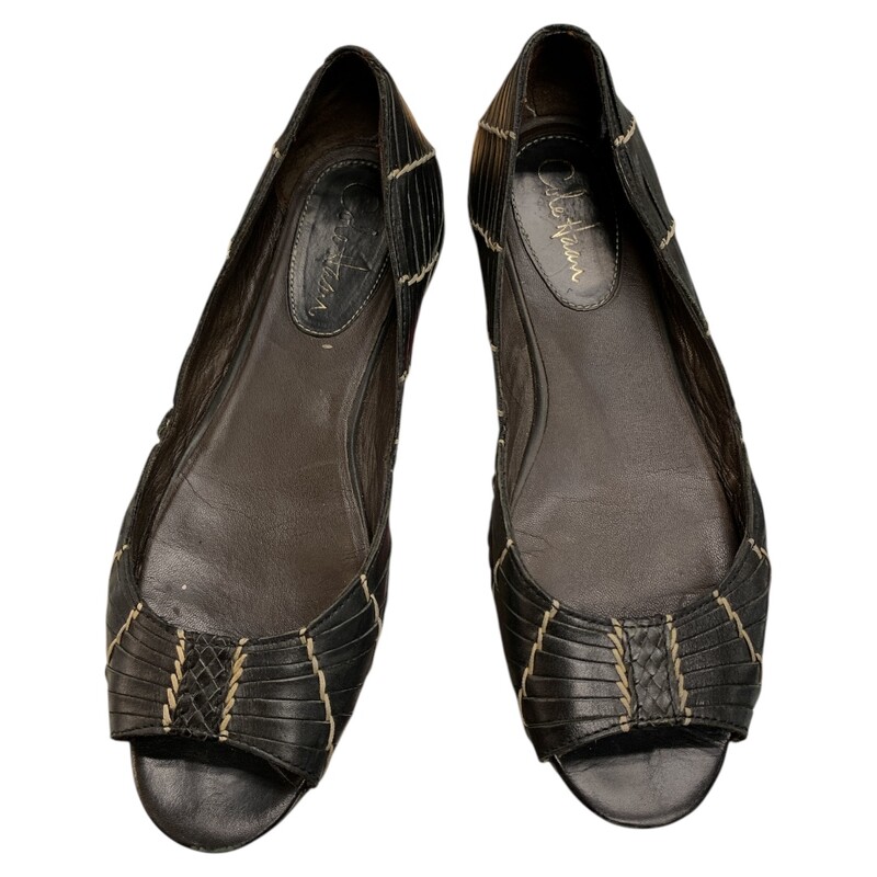 Cole Haan Flat, Black, Size: 8