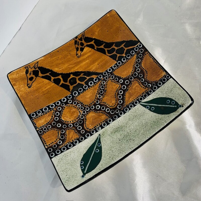 Sibongile Giraffe Plate