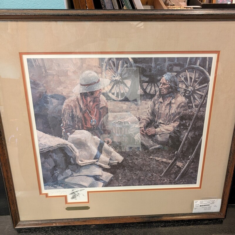 Joseph Velazquez Traders, Signed, Framed
32 x 29h