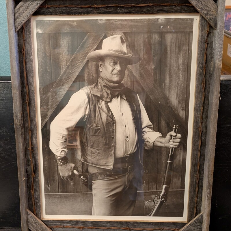 John Wayne Portrait, Photo, Cool Frame
21.5 x 28h