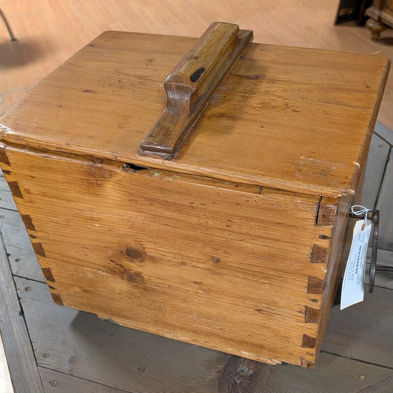 Antique Butter Churn, Wood, Crank
16w x 13d x 14h