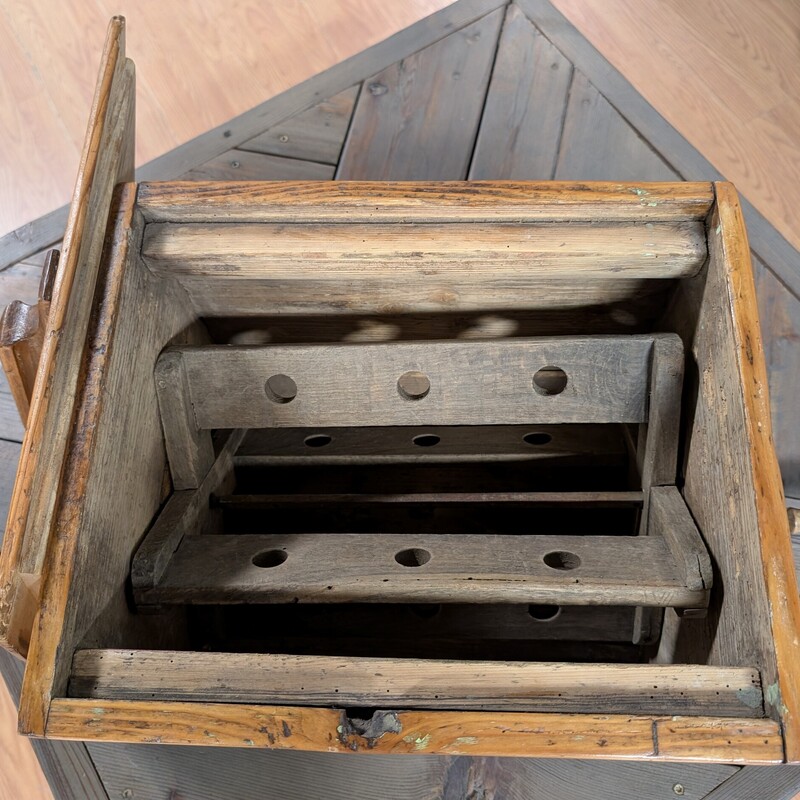 Antique Butter Churn, Wood, Crank<br />
16w x 13d x 14h