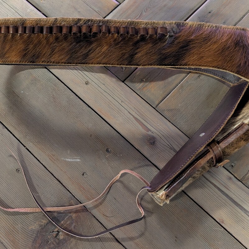 Hair On Hide Holster, Brindle, Belt
39-42
20 Round