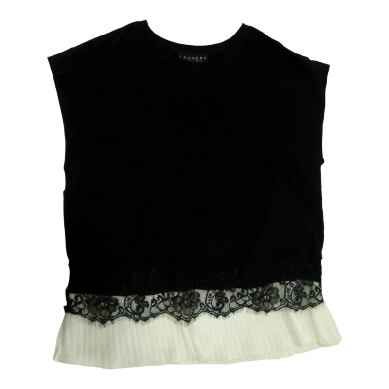 Shirt: Black Lace W White