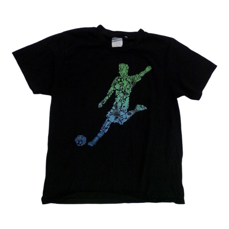 Shirt: Black/Green Kickin