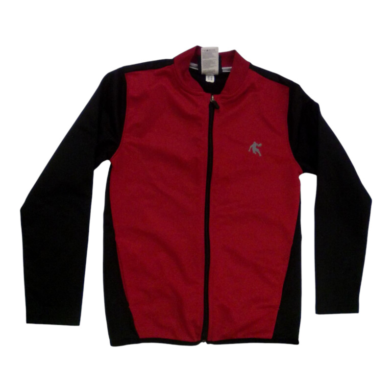 Zip-Up Jacket: Red/Black