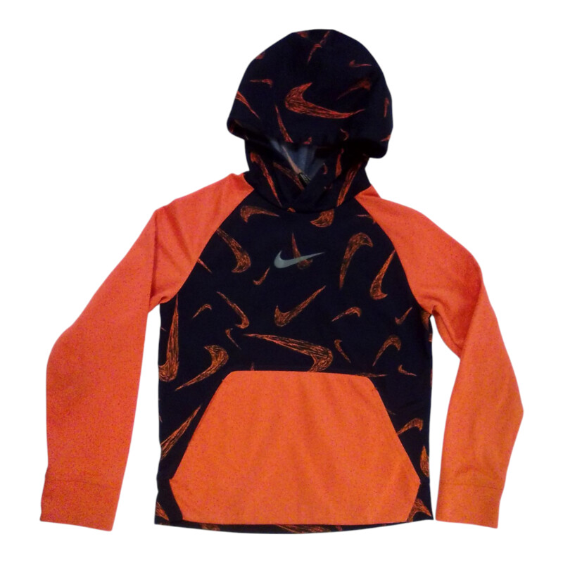 Hoodie: Blue / Orange