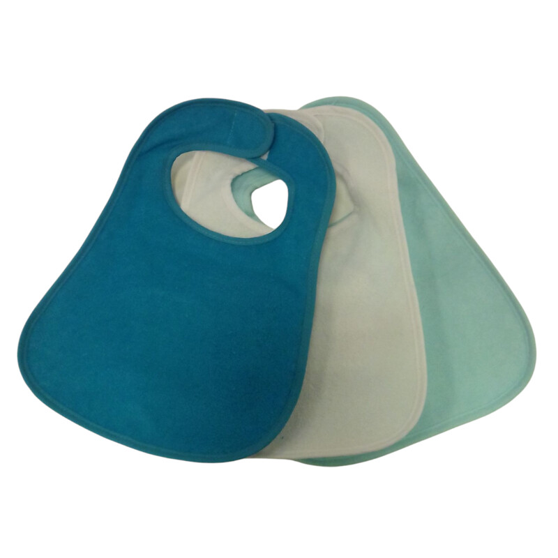 3pk Bibs: Blue & White