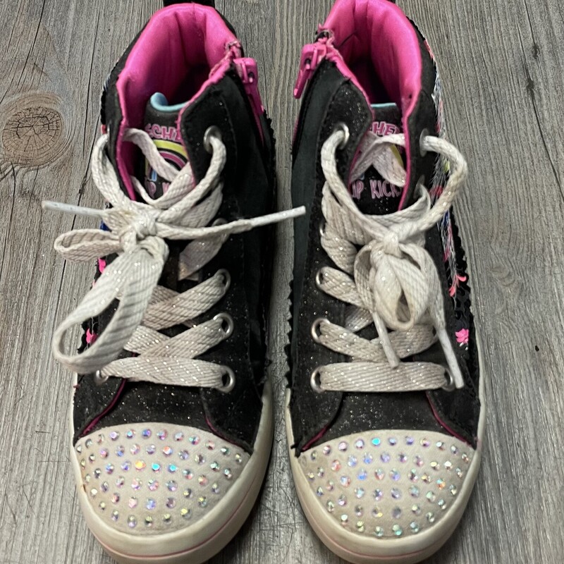 Skechers Hightop Shoes, Multi, Size: 11.5Y