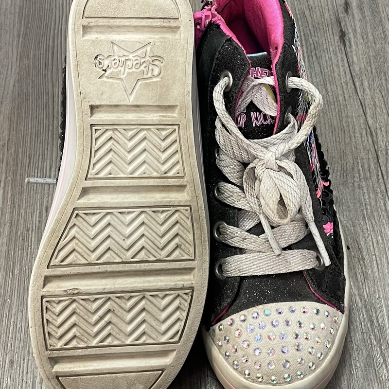Skechers Hightop Shoes, Multi, Size: 11.5Y