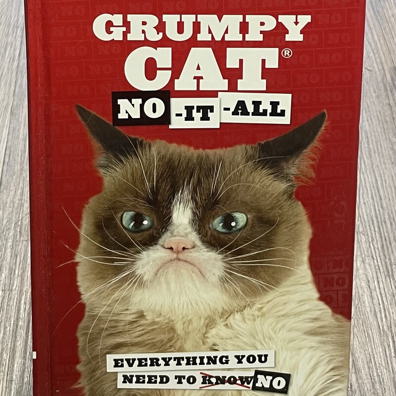 Grumpy Cat No It All, Red, Size: Hardcover