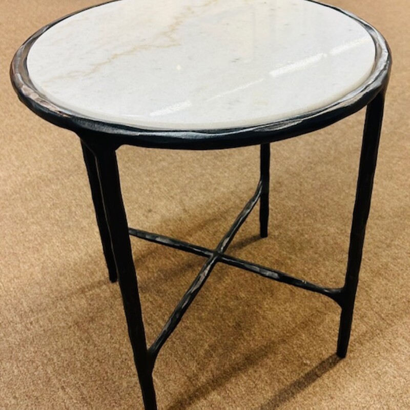 Iron Base With Marble Top