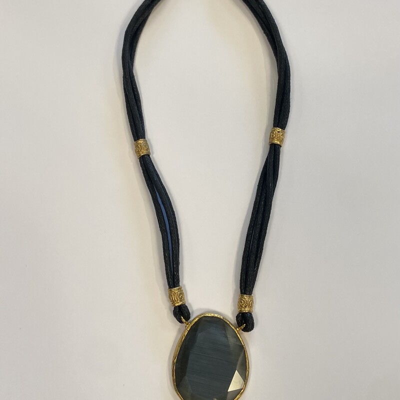 Blk Brsh Gry Necklace