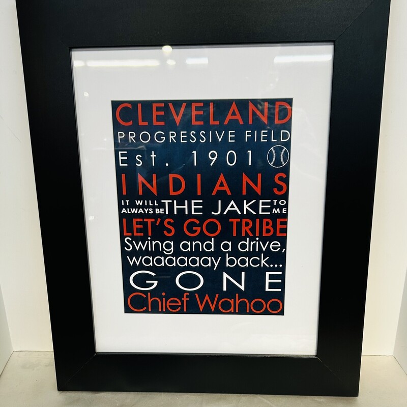 Cleveland Baseball Print