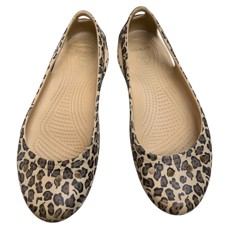 Crocs, Brwn/blk, Size: 8