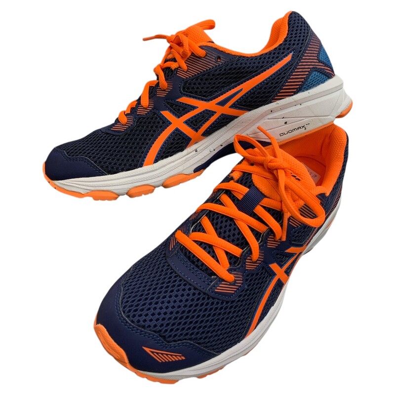 Asics Running, Nvy/oran, Size: 7