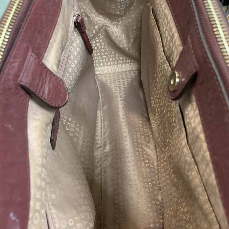 Kate Spade, Maroon, Size: L