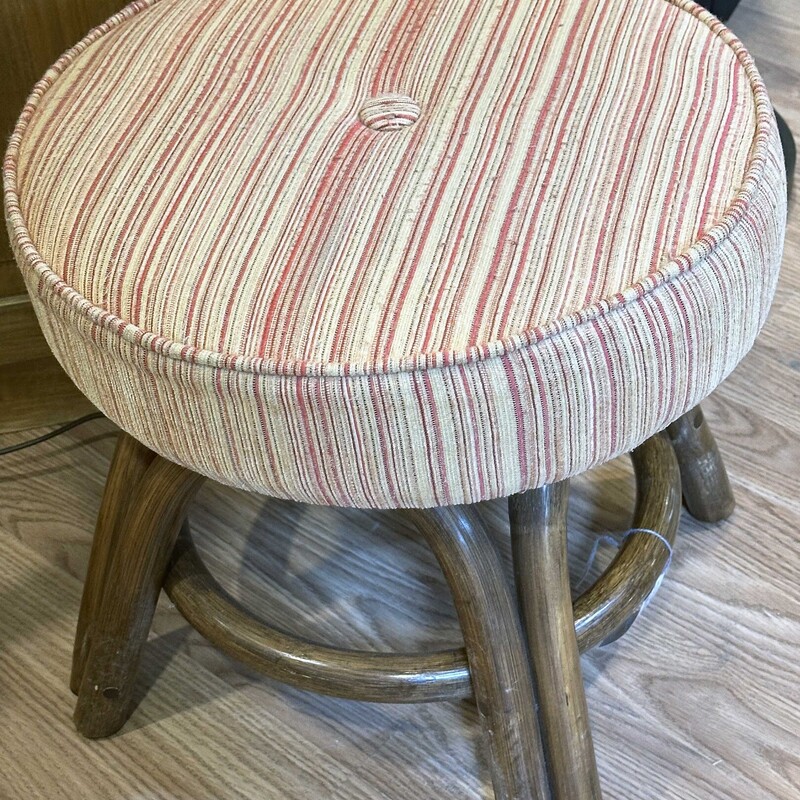 MCM Striped Bamboo Stool
15.5 X 15