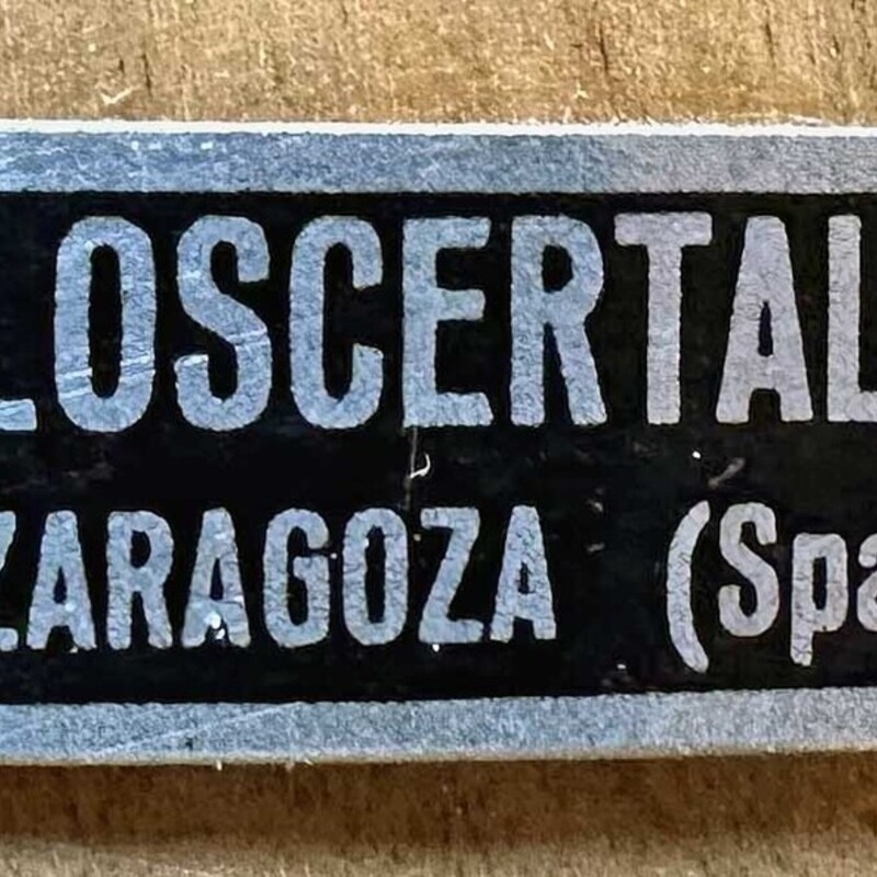 Unique Vintage Simon Loscertales Bona Side Table
Made in Zaragoza, Spain
16 In Round x 22 In Tall.