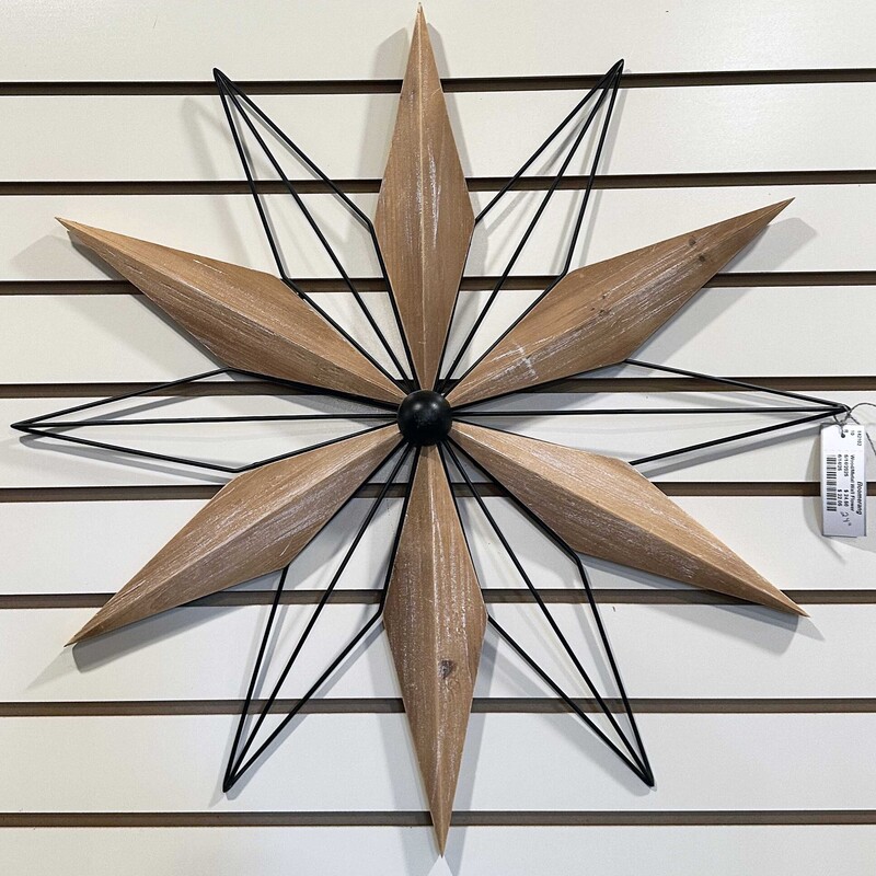 Wood/Metal Wall Flower