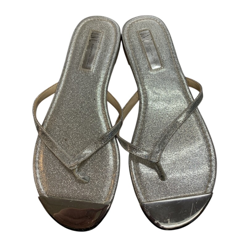 Inc International Co, Silver, Size: 7.5