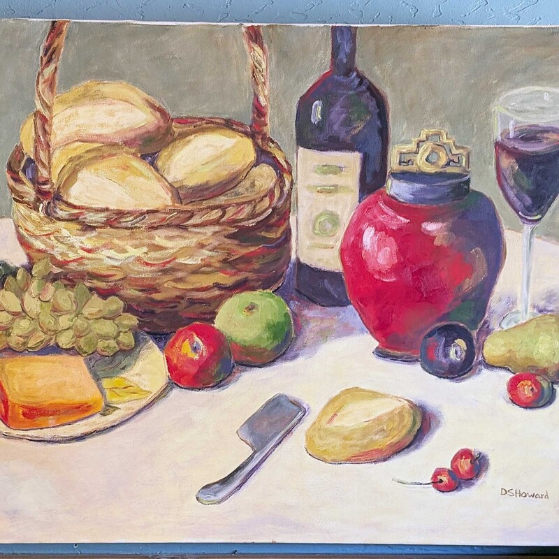 Original Italain Still Life

Oil on Canvas With Wood Backing
Signed

30 x 24
