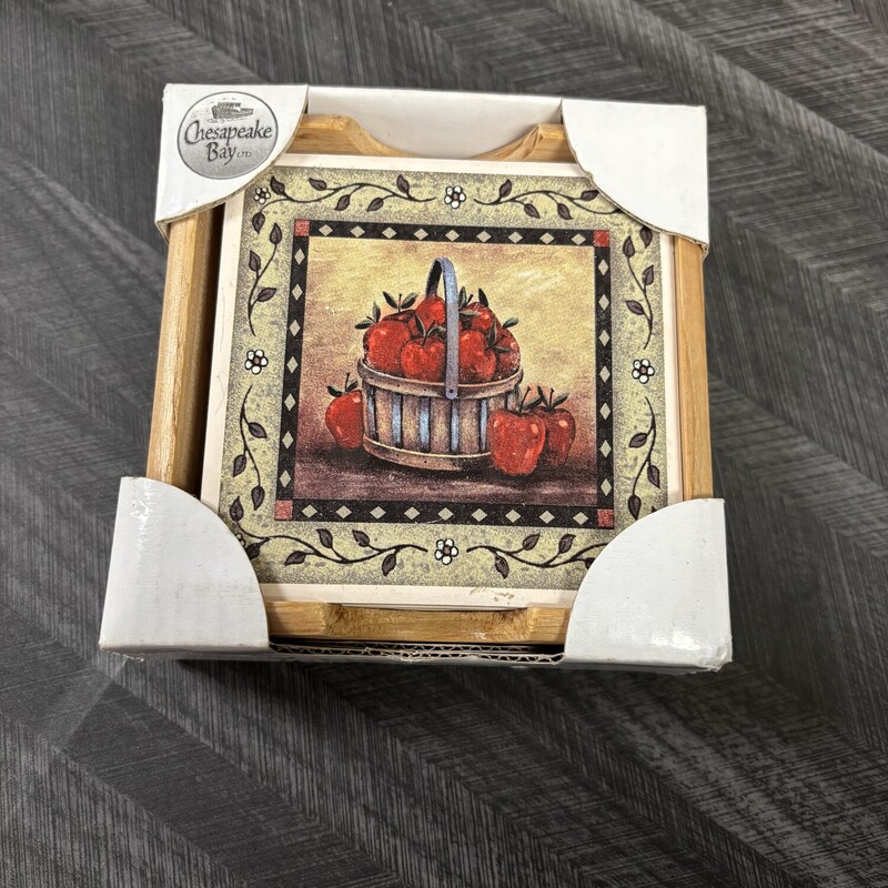New Apple Coaster Set