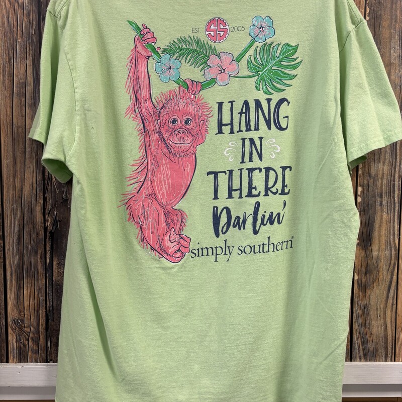 Green SS Hang In There Te