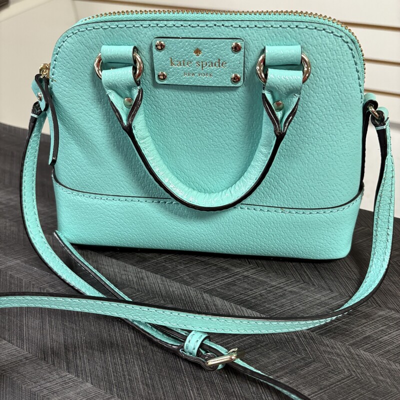 Teal Kate Spade Purse, Size: 8x6in