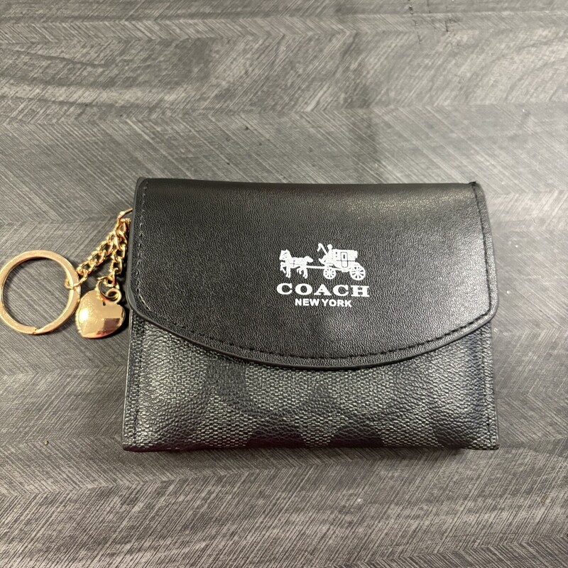 Black Coach Change Wallet