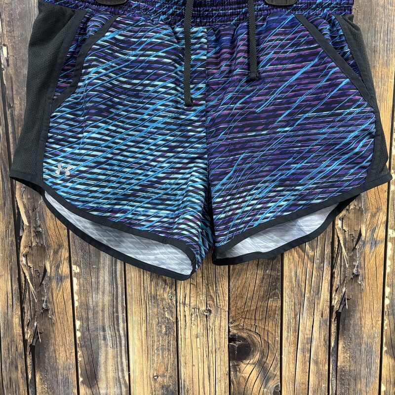 Teal & Purple UA Shorts