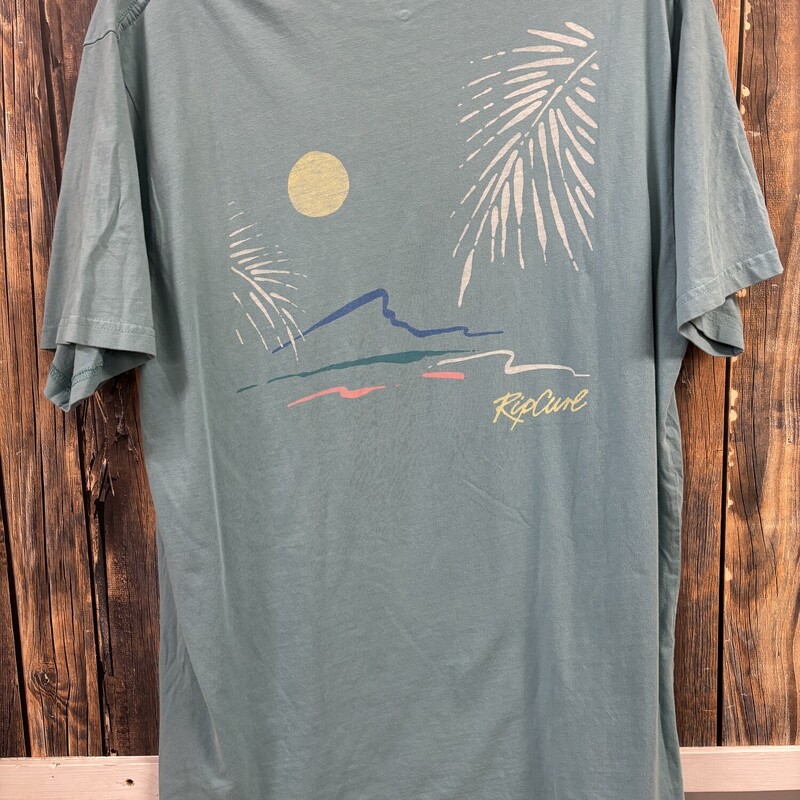 Teal Rip Curl Tee