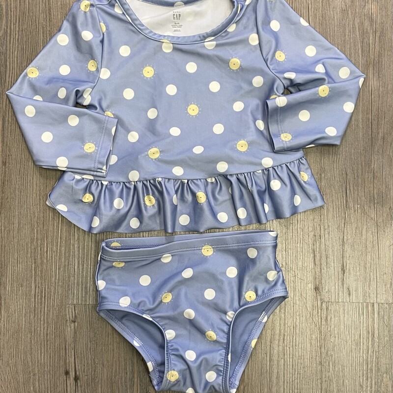 Gap Bathing Suit 2pc, Blue, Size: 18-24M