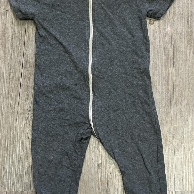 Mini Mioche Romper, Grey, Size: 12-18M