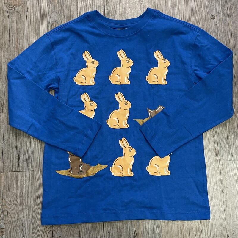 Hanna Anderson LS Tee, Blue, Size: 8Y