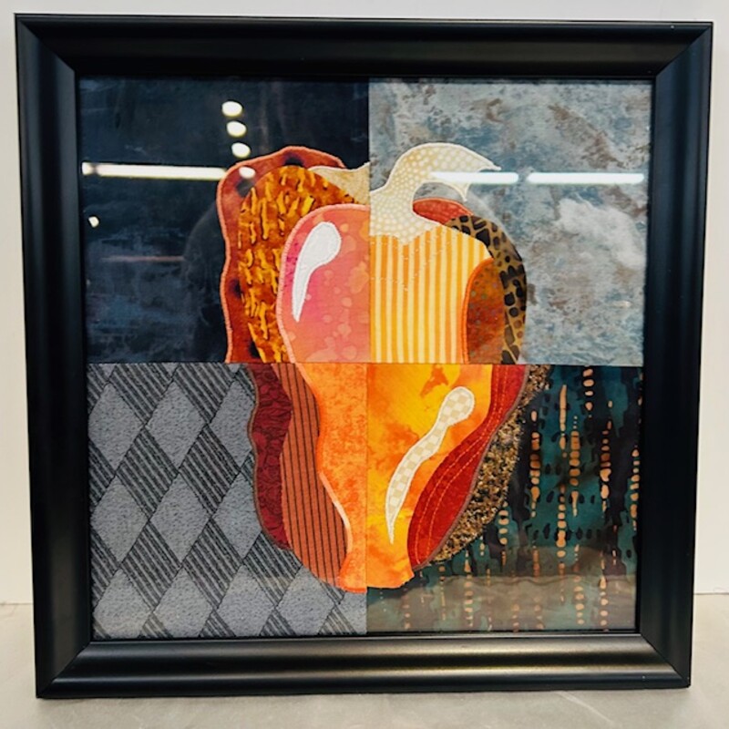 Fabric Pepper Collage