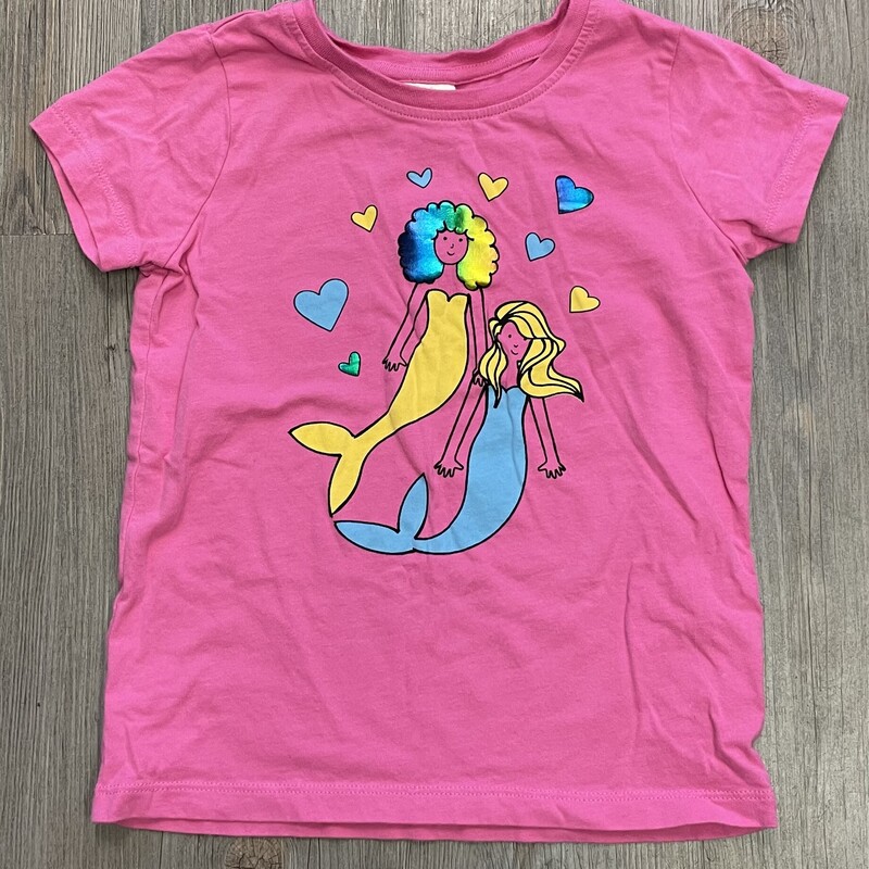 Hanna Anderson Tee, Pink, Size: 6-7Y