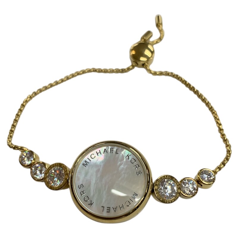 Michael Kors Bracelet, Gold, Size: None